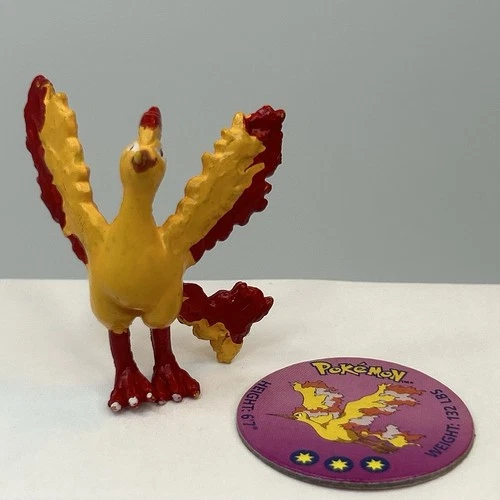 Moltres Pokémon TOMY Figure 1990s Nintendo C.G.T.S.J. Authentic #75