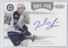 2011-12 Panini Playoff Contenders NHL Ink Paul Postma #68 Auto 0c2