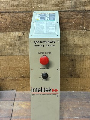 Intelitek SpectraLIGHT Turning Center Control Panel Emergency Stop Spindle Speed