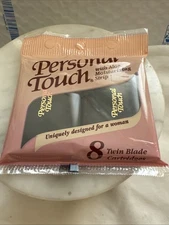 SEALED Schick Personal Touch Razor Refills Economy Pack 8 Twin Blade Cartridges