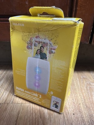 Fujifilm Instax Mini Link 3 Portable Bluetooth Color Printer 2x3'' NEW Free Ship