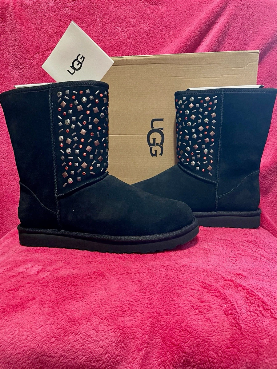 UGGのスタッズ付きエンジニアブーツ「W FABRIZIA STUDS」黒　23 UGG Studded Boots for Women for sale | eBay