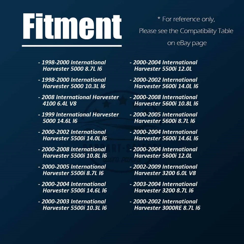 Front Rear Brake Calipers Set 4PCS For International Harvester 3600 1998-2001 - Image 4 of 4