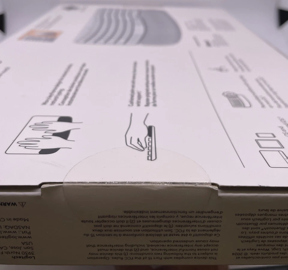 Logitech Wave Keys for Mac Wireless Ergonomic Keyboard, Off White - NEW - Image 4 of 4