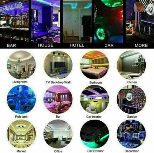 2835 RGB 5M - 20M LED STRIP LIGHTS COLOUR CHANGING UNDER CABINET LIGHTING - Picture 3 of 7