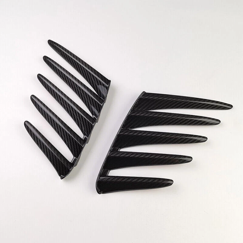 Moldura de parachoques lateral trasero de fibra de carbono para Lexus RC200t RC300 350 Foto 2 de 4