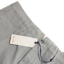 Zanella NWT Chinos / Casual Pants Size 30 US Noah In Solid Gray Cotton Blend