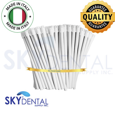 up to 4500 Dental Saliva Ejectors Suction Ejector White white tips Made in Italy