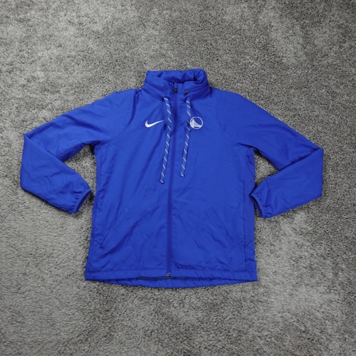 Golden State Warriors Jacket Mens Medium Nike Dri Fit NBA Convertible Hoodie - Picture 7 of 11