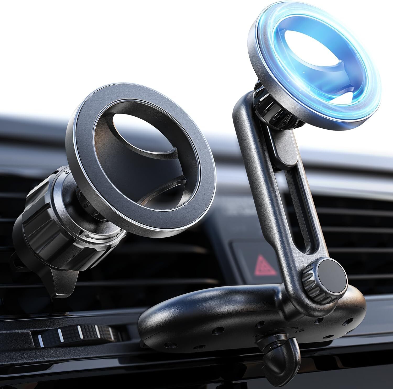 For CD Phone Holder for Car Mount Angle Adjustable Magnetic Phone Holder for