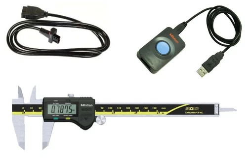 500-171-30-IP Mitutoyo Caliper to USB Package, 6" Range, 1m Cable