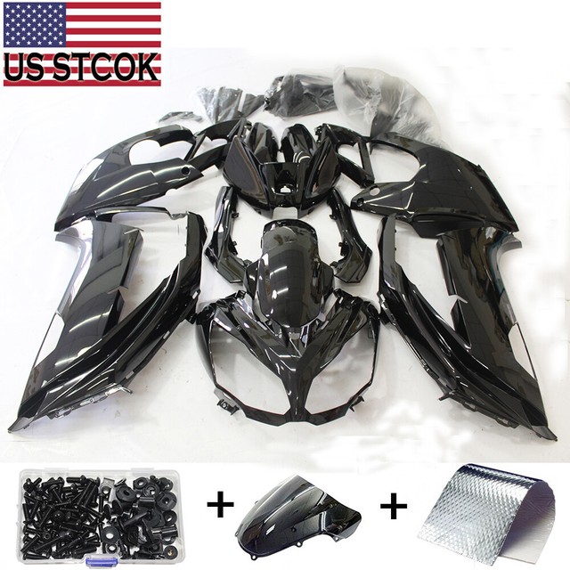 Fairing Kit For Kawasaki Ninja 650 EX650 20122016 Glossy Black + Bolts