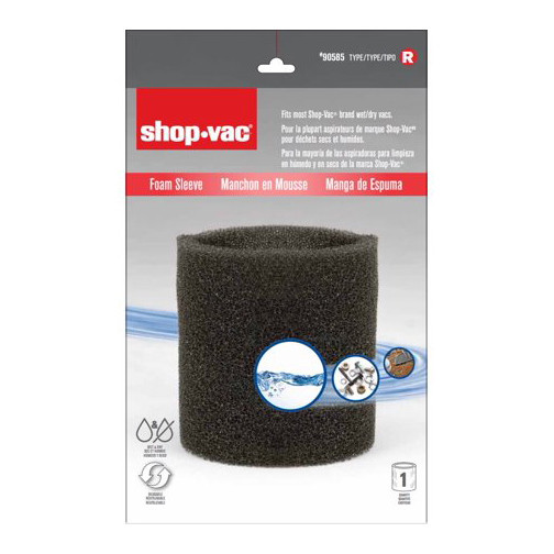 ShopVac Reusable Wet/Dry Large Shop Vacuum Foam Sleeve for sale online
