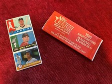 2009 Topps Heritage Boxloader Advertising Panel Huff, Mike Hampton, Hairston Jr