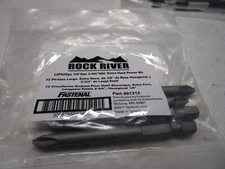 #2 Phillips 1/4"Hex 2-3/4"OAL Extra Hard Power Bit QTY 4