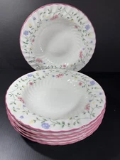 Set of 6 Johnson Bros 8-3/8" Summer Chintz Soup Dishes New with Tags