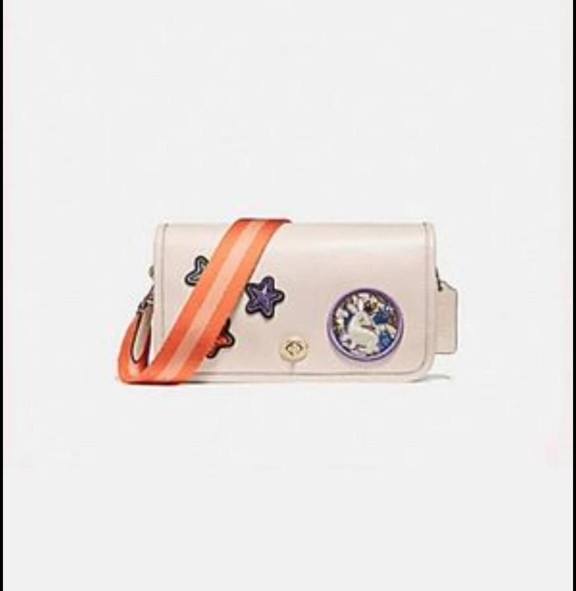 Coach F20912 3 Varsity gesso penny in pelle patchel (NO;057)