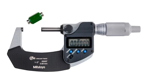 Mitutoyo 293-345-30 - 1" - 2"/50mm Digimatic Micrometer RA Thimble .00005, IP65