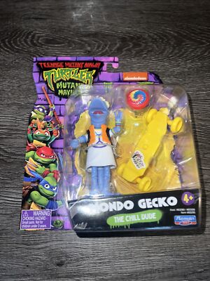 TMNT Mutant Mayhem MONDO GECKO/GENGHIS FROG/WINGNUT/SCUMBUG - Set
