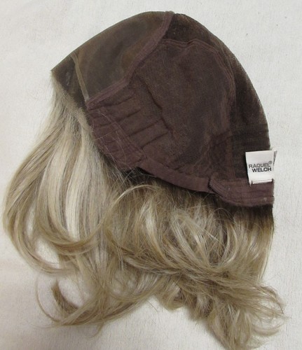 UPSTAGE WIG Raquel Welch, Shaded Biscuit, 100% hand tied, lace front, mono ~ EUC - Picture 9 of 13