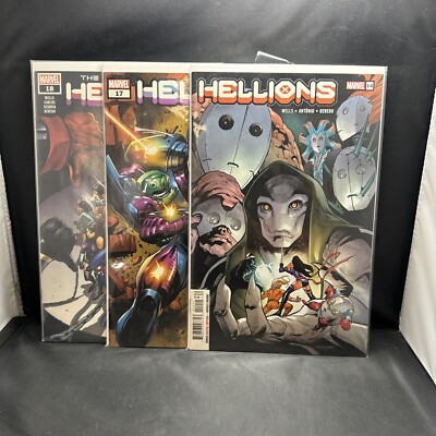 Comic Marvel Hellions Issue # s 14 17 & 18.  Comic Book (C7)(22)