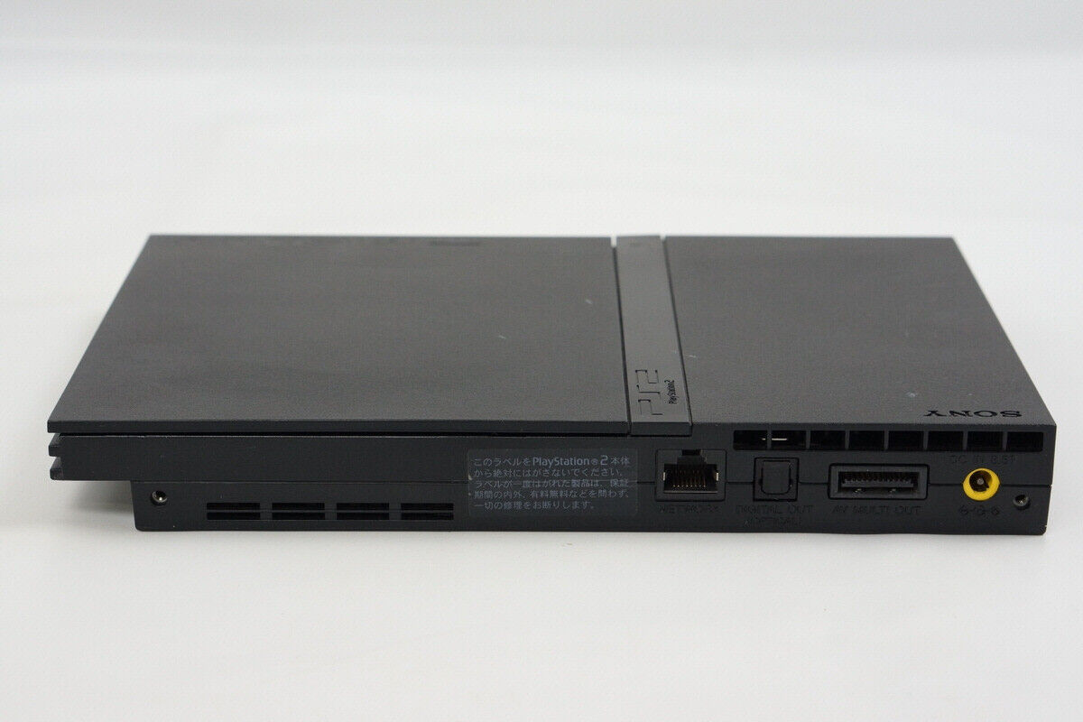 PS2 Slim Console System Black SCPH-70000 wz Game -NTSC-J 