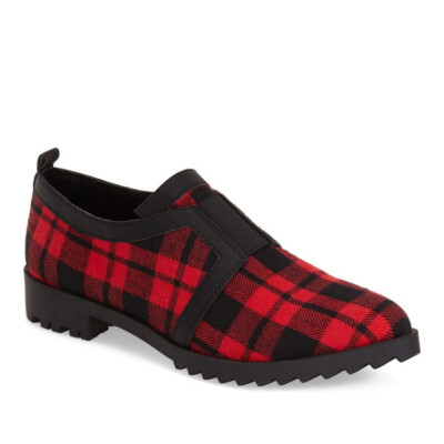 GX by GWEN STEFANI Oxfords/Loafers 'Thief Red Plaid' - US 10 (EUR 41) - NEU
