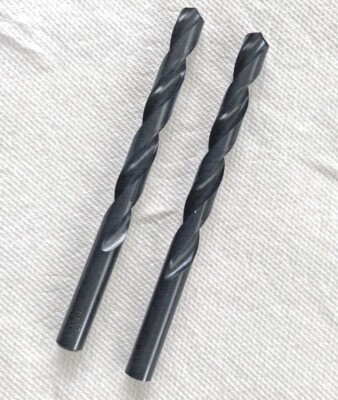LastCut 2 Pcs Letter Jobber Drill A to Z   Black Oxide Finish 118 Point U Pick