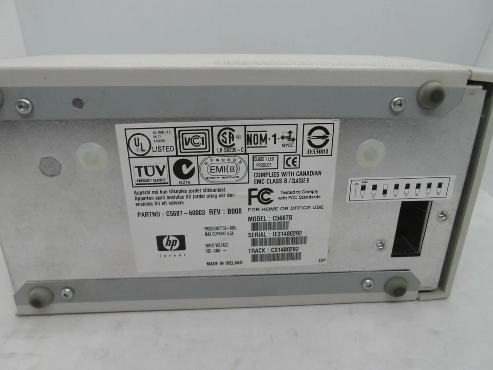 HP Compaq SCSI External DDS4 DAT40 Tape Drive C5687-60003 C5687B C5687A C5687D - Image 3 of 3