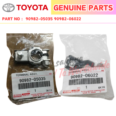 10 Pack New OEM Negative Battery Terminal Assembly 90982-06022 With Nut For Toyota & Lexus - View #4
