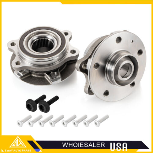 Pair Front Wheel Bearing Hub Assembly For Audi A4 A5 A6 A7 A8 Quattro RS5 RS7 - Picture 4 of 9