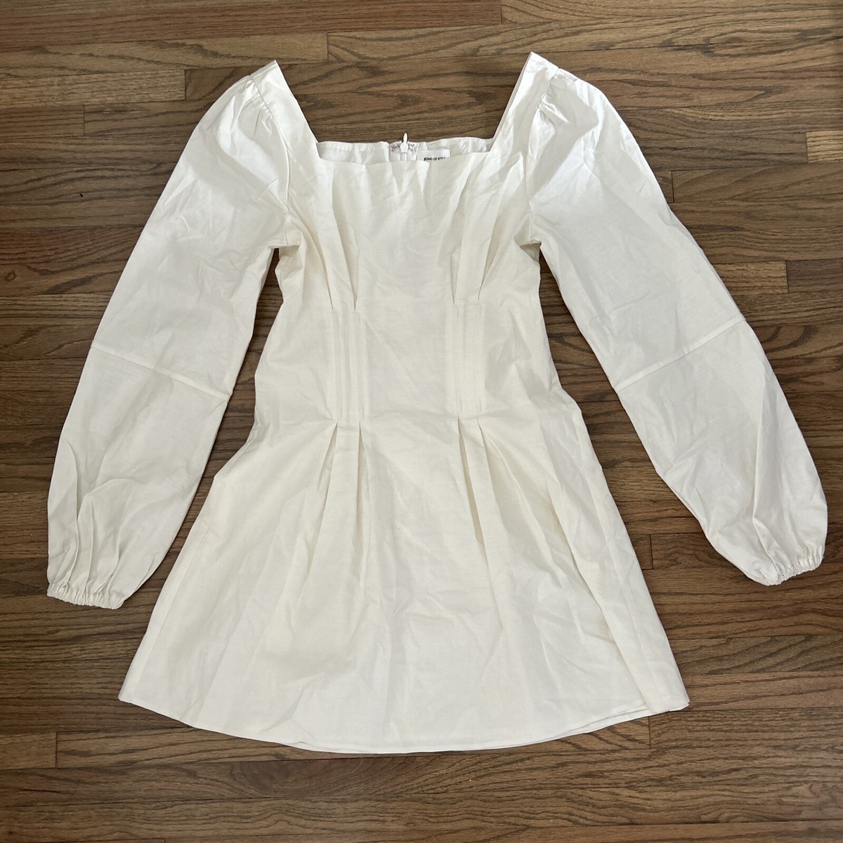 Revolve Song Of Style Gretchen Stretch Linen Mini Dress Small Retails $248