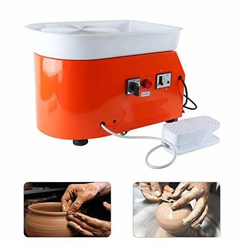 350W 25CM Electric Pottery Wheel Ceramic Machine Work Clay Art Craft