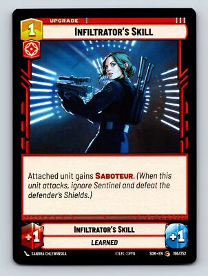 Infiltrators Skill Upgrade Saboteur Infiltrators Learned 1C No H 1P