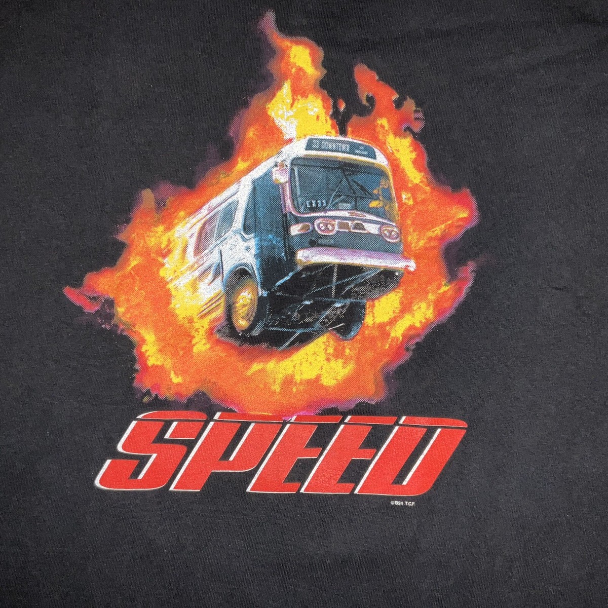 Vintage 1994 Speed Movie Promo Tee L Keanu Reeves | eBay