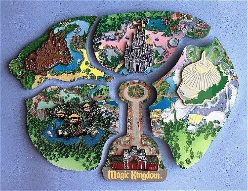 Disney - Disney アメリカ　キャスト限定　マップピン RARE DISNEY Pin Set WDW Cast Member Atlas Magic Kingdom Map