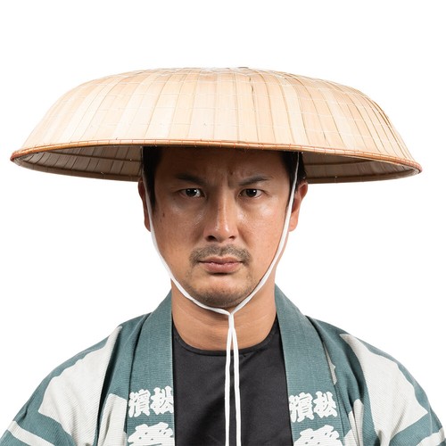Samurai Ninja Edo Reisehut natürlicher Bambus Sandogasa Cosplay Japan neu kostenloser Versand - Bild 9 von 10