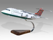 BAe 146-200 Manx Airlines Desk Wood Airplane New Model Large Scale 1/72