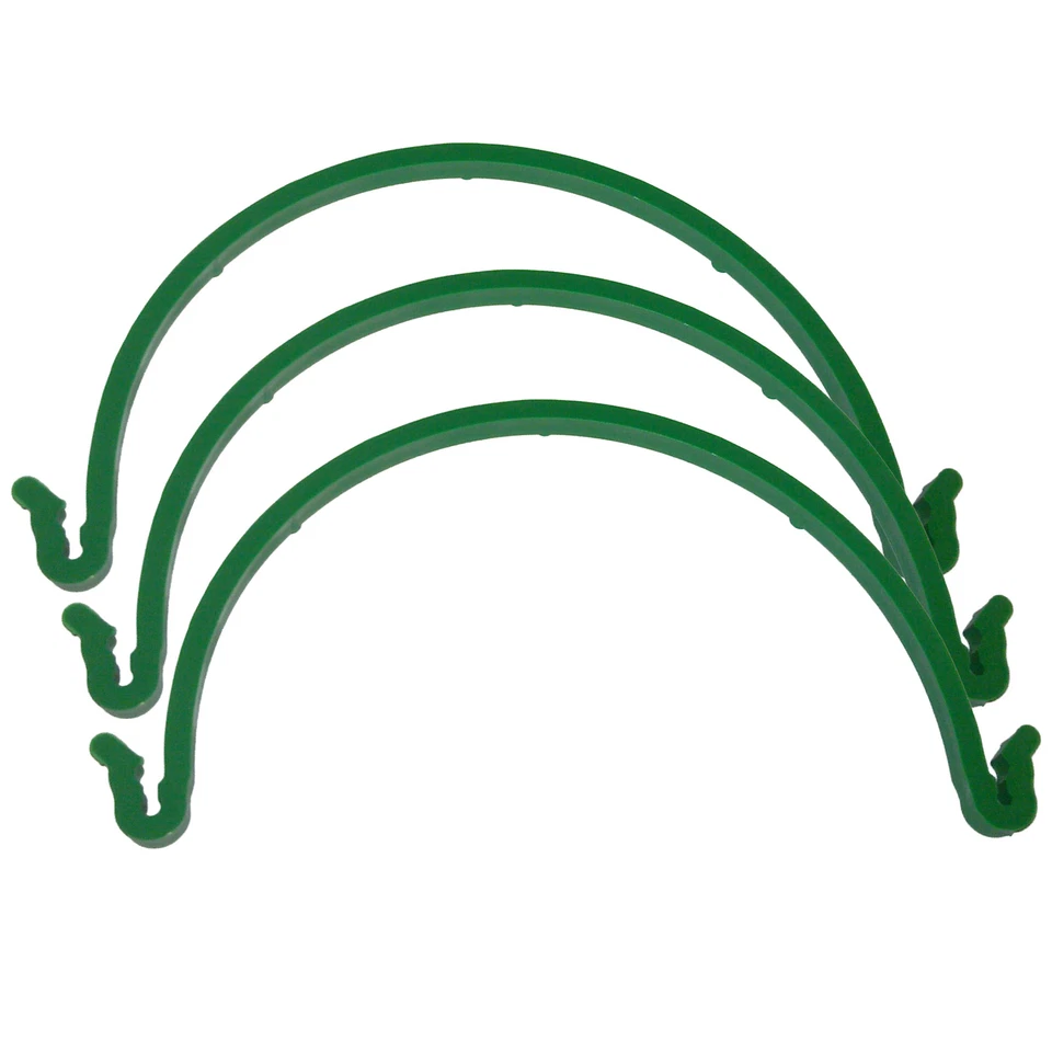 ELIXIR GARDENS 100 x Plant Support Clips | 11cm | Ideal For Bamboo Canes & Orchid Flower Sticks