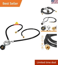 Reliable 3ft Propane Y Splitter Regulator - Perfect for Grills & Fire Pits