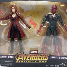 Marvel Legends Avengers Infinity War Scarlet Witch & Vision 6    Figure 2 Pack TRU