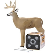 SHOOTER Crossbow Buck and Black Hole 16  x 16  x 14  Archery Target Combo