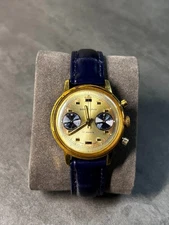 Breitling Navitimer Hand Wound Chrono Men's Watch 1 3/8in Gold Valjoux 7733 9122