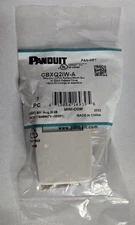 Panduit CBXQ2IW-A 2-Port Mini-Com Surface Mount Box, Off-White ~STSI