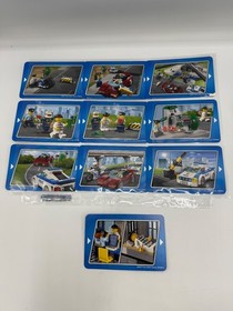 LEGO City 60057 30002 40175 x2 Camper Van Police Boat Storyboard-  100% Complete