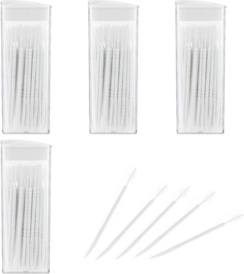 200Pcs Double Head Plastic Dental Floss Interdental Brush 2-In-1