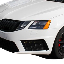 US Style Scheinwerfer Set Tuning Zubehör Styling Folie Aufkleber Orange B026 