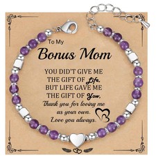 Christmas Gift for Step Mom, Bonus Mom Gifts Stocking Stuffers Women Mothers Day