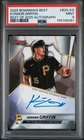 2025 Bowman's Best KONNOR GRIFFIN Best Of 2025 Auto Pirates PSA 9