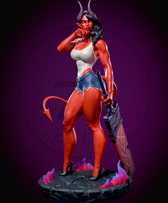 Painted Malevola Statue 1/4 Sexy Figure